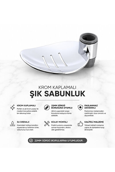 idimax Robot Duş Seti Standart Sabunluk Haznesi (Yedek Parça)