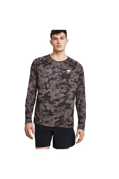 Under Armour PJT RCK ISOCHILL LS 1383218-176 Καφέ L