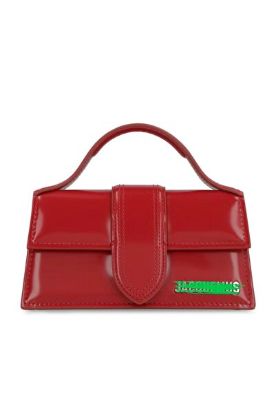 NO BRAND Red Fashion Design Leather Handbag
