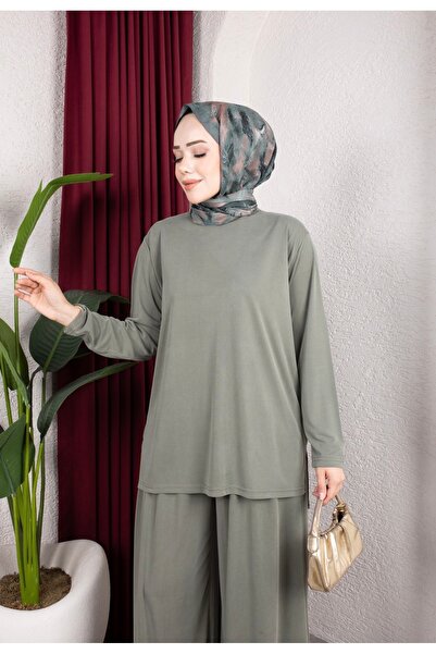 MODAMÜNASİP Modal Tensel Trouser Suit