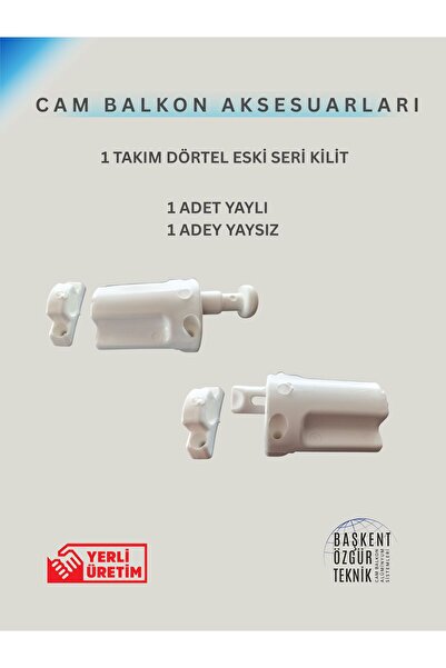 CADDE CAM BALKON ESKİ SERİ DÖRTEL KİLİT TAKIMI