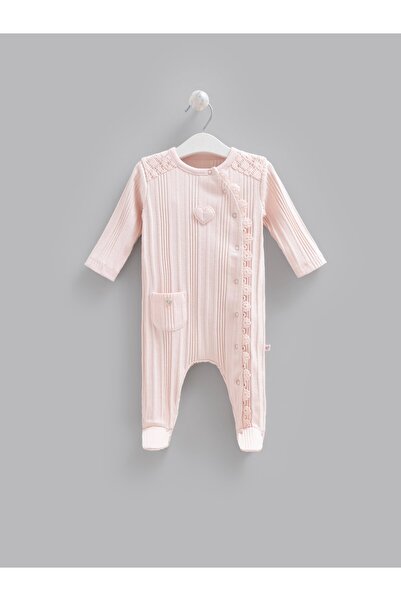 Caramell 100% Cotton Beti Girls' Jumpsuit Pink