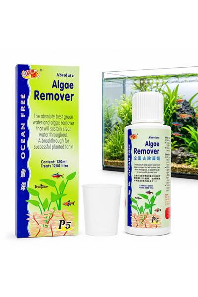 Ocean Free Solutie anti alge acvariu Algae Remover pt 1200 l