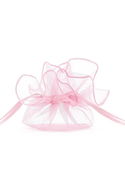 Partydeco Pungă de organza roz 25 cm set 10 WRG6-081-10