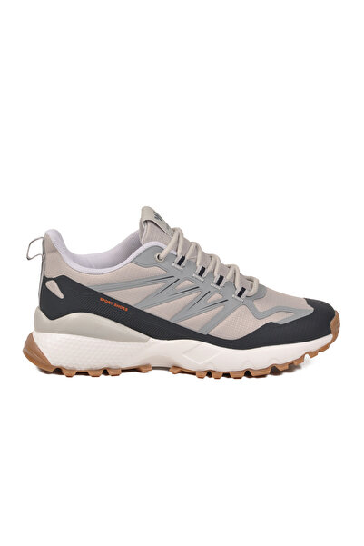 WALKWAY Ice-Grey-Navy Blue Lightweight Flexible Comfortable Sole Men's Sports...