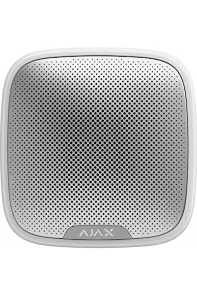 Ajax STREET SIREN WHITE Ασύρματη εξωτερική σειρήνα έως 113 dB με κόκκινο φως ...