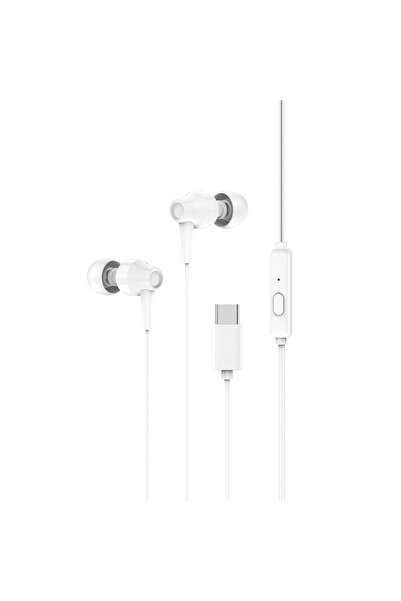 Vidvie HS684T Type-C In-Ear Wired Earphones with Built-in Microphone – White