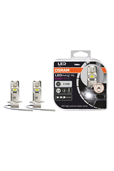Osram Led H3 LEDriving HL Easy 12Βολτ 8Βατ 900lm 6500k 2 Τεμάχια (CAR0030839)