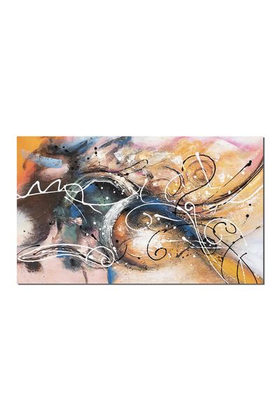 artnova Tablou abstract pictat manual, Conexiuni astrale, 100x60cm ulei pe pa...