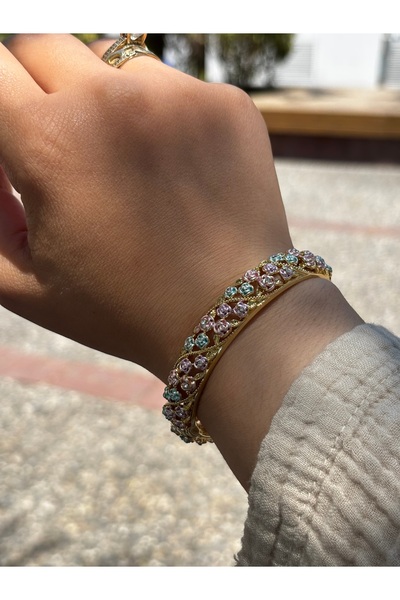 MODA Maisonlune Rose Detailed Bracelet