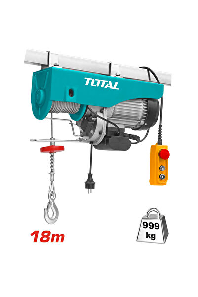 TOTAL Electric Hoist 500/999kg 1600W Tlh116102-5 Total