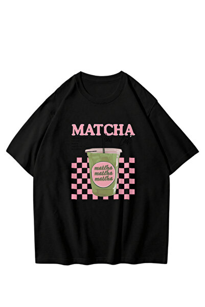 Trendiz Women's Matcha Iced Latte Tshirt White