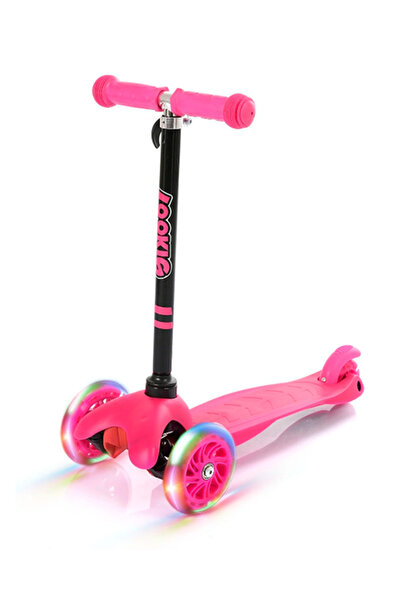 Empressco Renkli LED Işıklı 3 Tekerlekli Scooter, Güçlü ve Eğlenceli Tasarım