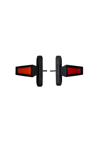 Flexzon Φως σήμανσης LED ΝΕΟΝ Τριπλά Κόρνα 12V / 24V IP67 Πορτοκαλί / Κόκκινο...