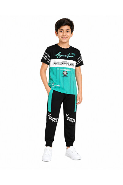 Generic Boy's Sports Suit T-Shirt and Trousers