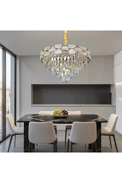 Neon Modern gold hanger E14*9, diameter 60 cm