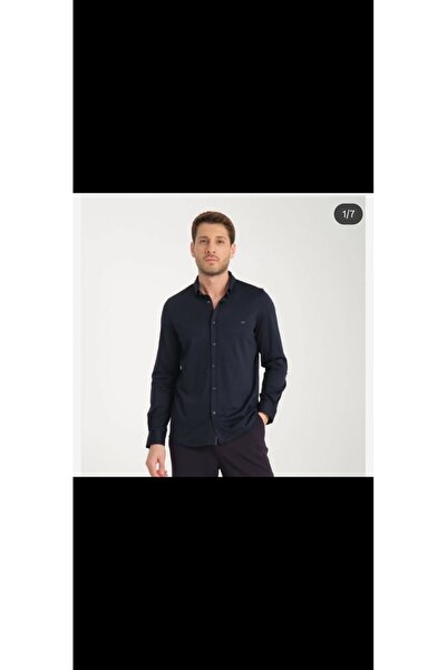 Cinar erkek giyim Men's Sports Shirt Non-Stretch Stretchy Lycra Slimfit Long ...