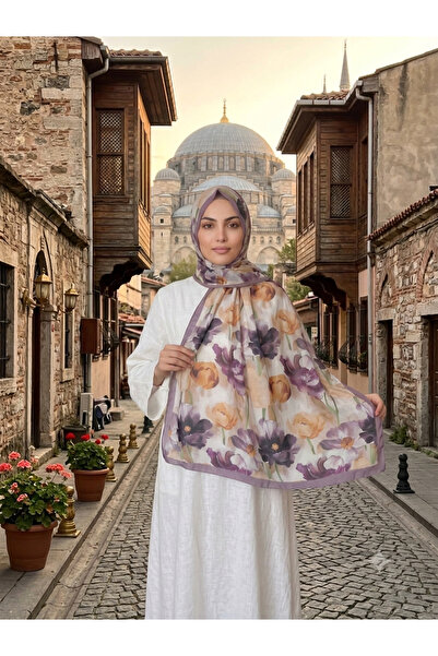 HAR-UM Ticaret Patterned Bamboo Shawl - 100% Natural Woven, Suitable for 4 Se...