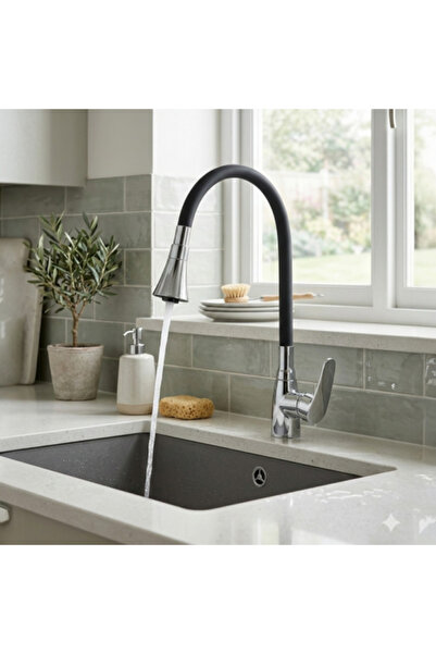 KANA Movable Mixer with Adjustable Neck Black - Kana