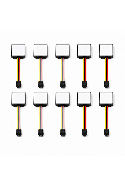 10 Adet LED Ayna Dokunmatik Sensör Anahtarı 12V DC Touch Switch Açma Kapama Modülü