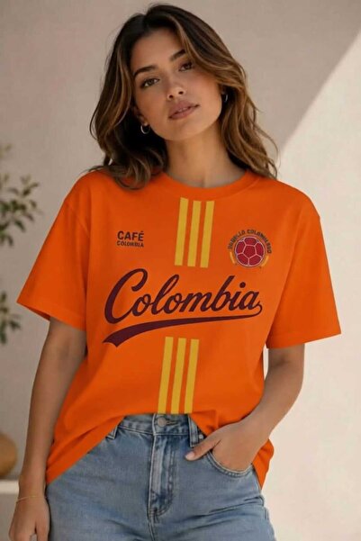 New Shine Colombia Printed Oversize Cotton T-Shirt