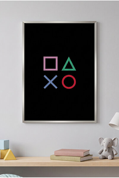 Jasmine Art Play Game Kids Wall Art | Portrait Framed Canvas Print | Luxury M...