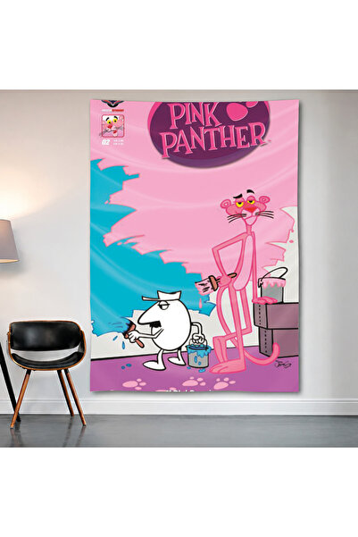 Geek Cultcha لوحة جدارية من The Pink Panther، ملصق من قماش الساتان عالي الجودة