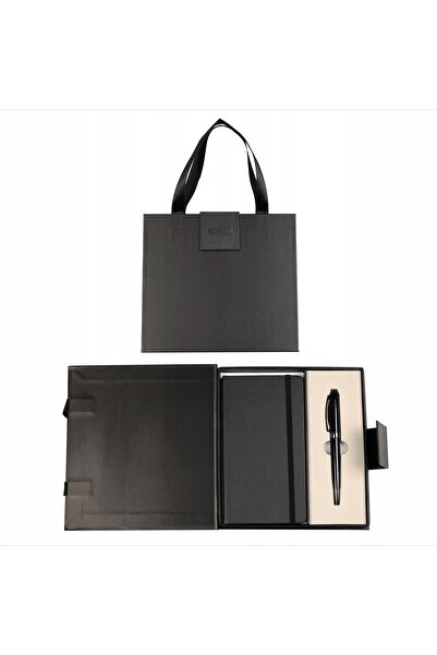 CRESCO Set Cadou Elegant pentru Profesori: Pix Symphony + Caiet Negru