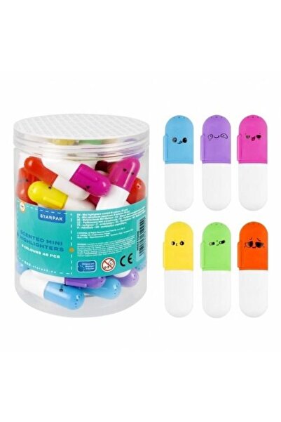 Starpak Marker mini parfumat set 48 buc multicolor tub 0x10x10cm