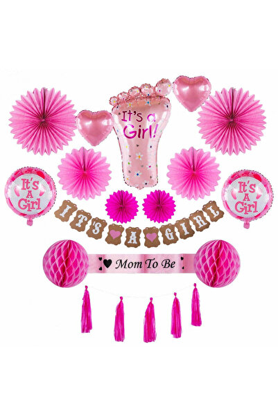 OEM Set Aniversar Baby Shower - Pentru Fetițe - Pentru Viitoare Mămici