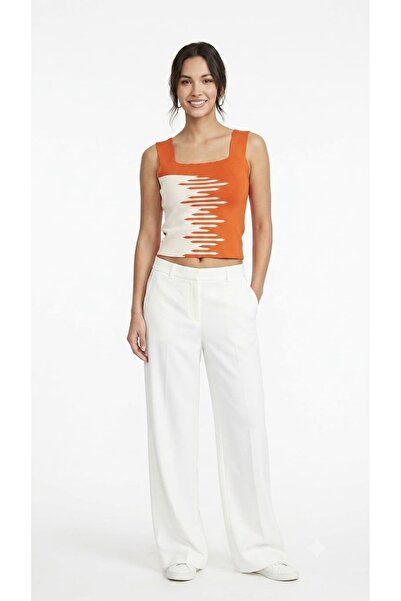 onno style women Square Collar Sleeveless Strappy Women's Bluz