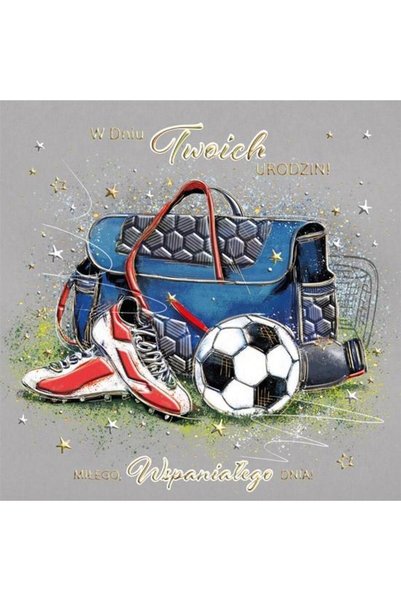HENRY Felicitare sport multicolor 15.9x15.9cm set