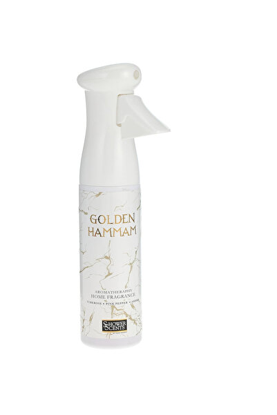Shower Scents Golden Hammam Premium Scented Air Freshener 300 ml, Long Lastin...