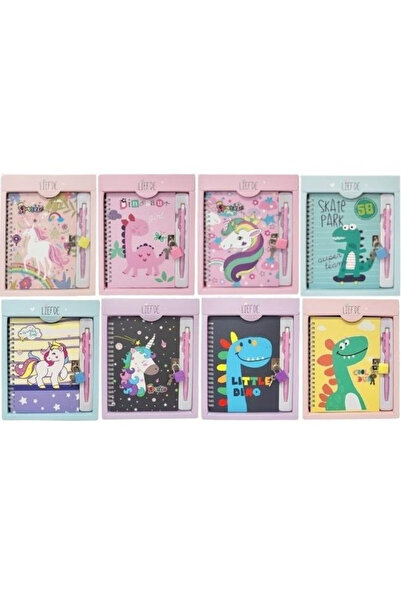 OEM Jurnal/agenda Merkpol mix modele, spiralat, cu lacat si pix, multicolor, ...
