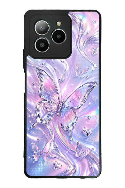 Spoyi Omix X7 Iridescent Dream Butterfly Tasarımlı Glossy Telefon Kılıfı