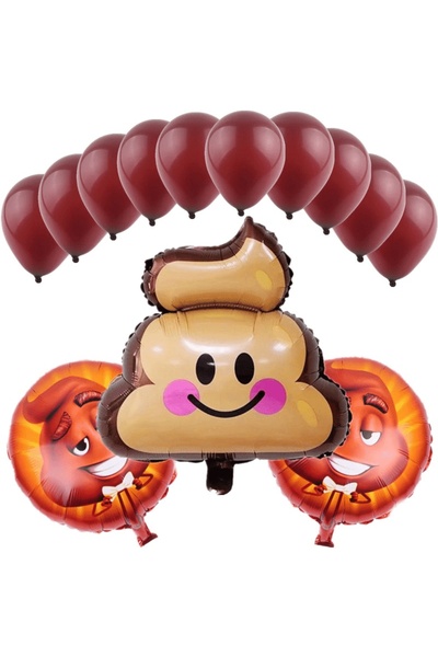 Baloane Vesele Set baloane Poop SET20
