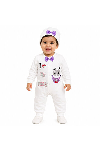 Generic Baby Girl Romper with Matching Hat, 1 Year Old Size