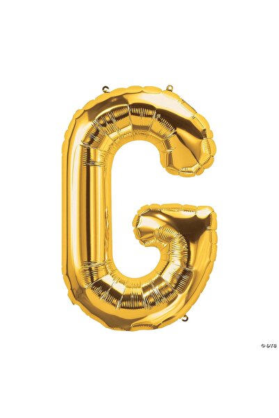 Baloane Vesele Balon Folie Litera G Gold 40 cm LTR6-G