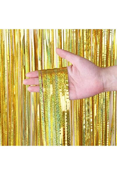 Baloane Vesele Perdea Decorativă Auriu Sclipitor 1x2 m Pentru Petreceri si Fu...