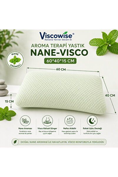 AROMA TERAPİ YASTIK NANE-VISCO/60*40*15 CM (ÇANTALI)
