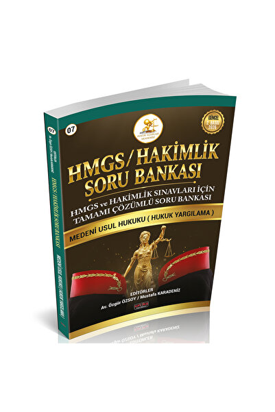 Savaş Yayınevi HUKAL HMGS-HAKİMLİK Medeni Usul Hukuku Soru Bankası Savaş Yayı...