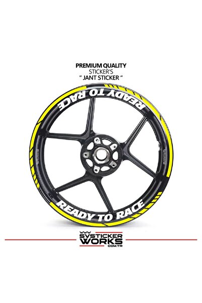 ARONA Ktm duke wheel sticker - inner & outer - ready to race text design
