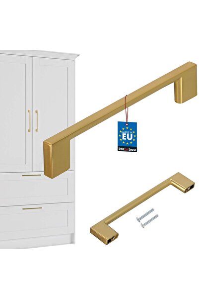 KOTARBAU Mâner pentru mobilier de bucătărie Clasic Modern Alungit Auriu Mat D...