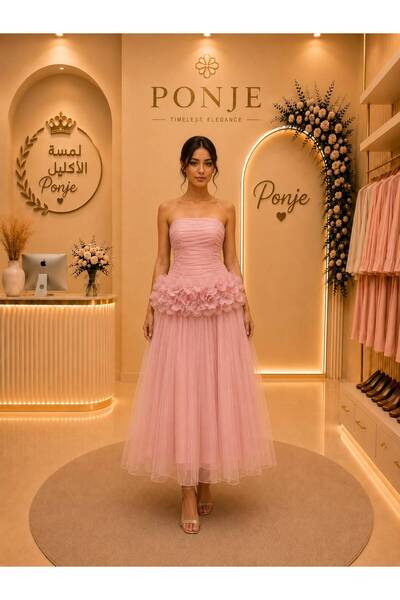 genric A Dress That Exudes Luxury with a Sophisticated Feminine Design and De...