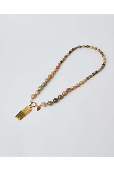 THE GEM STORIES JEWELRY Κολιέ Γεωμετρικής Σχεδίασης από Ιάσπιδα Μούκαιτ