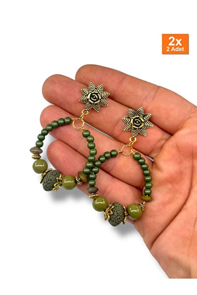 Bozhi أقراط مصنوعة يدويًا بتصميم خاص كهدية