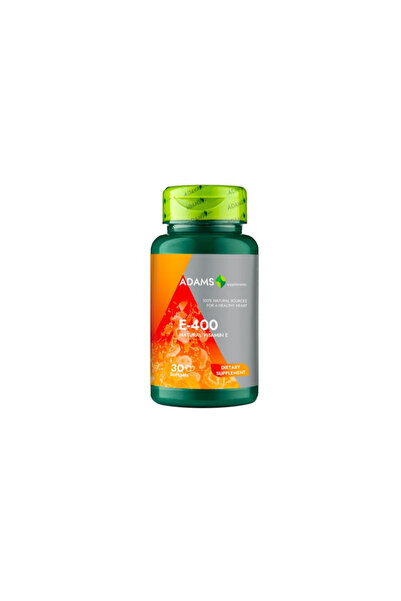 Adams Supplements Vitamina E Naturala 400ui 30cps
