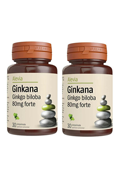 Alevia Pachet Ginkana Ginkgo Biloba Forte 80mg 30cpr+30cpr