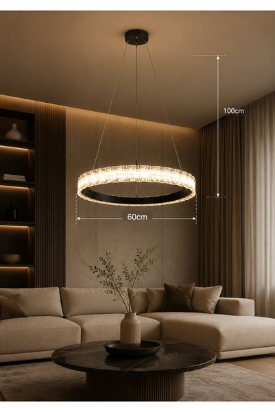Grecia 60cm Ring Light Classic 3 Colors Lights 75W Modern Design