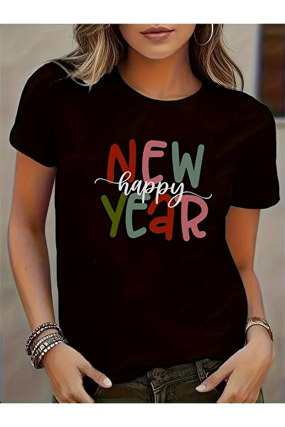 En22 New Luxury Letter Print Pattern T-Shirt for Women